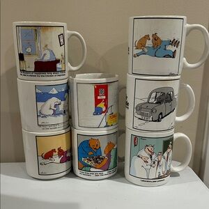 Vintage  Far Side - 8 coffee mugs